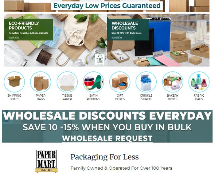 Best Paper Mart Coupon Code & Packaging Deals 2025
