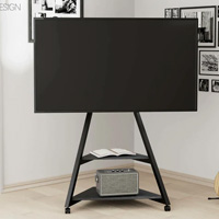 Floor TV Stand With Wheels Eiffel Series 43-75 Inch