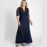Screen Siren Lace Evening Gown