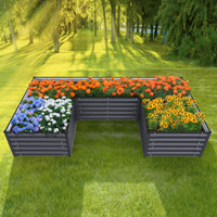 17 inches Tall U Shape Infinity Raised Garden Bed