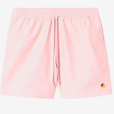 Pink Chase swim trunks
