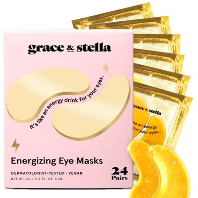 Energizing eye masks
