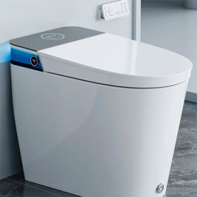 Smart Toilet with Flush Tank