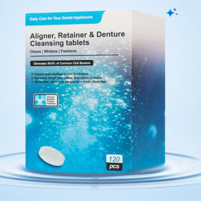 Cleansing Tablets For Aligners, Retainers & Dentures