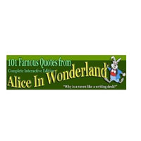 Alice In Wonderland Quotes logo