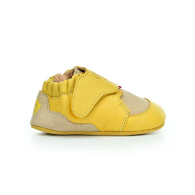 Yellow barefoot slippers