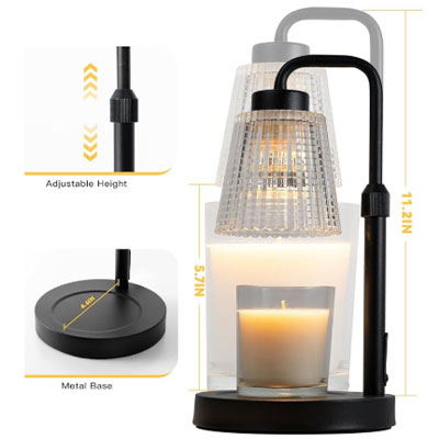 Candle Warmer Lamp with Timer Dimmable