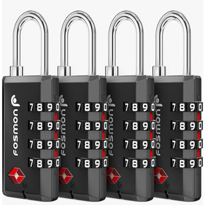 Fosmon TSA Approved Locks for Luggage/ Suitcase