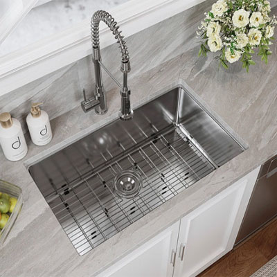 Stainless Steel Undermount Sink 32 Inch Kitchen Farm Sink Model