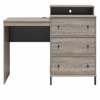 Kalissa Dresser Desk Combo with Wireless Charger